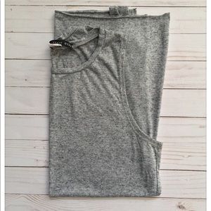 High Neck Tank w/ Split Sides Tunic